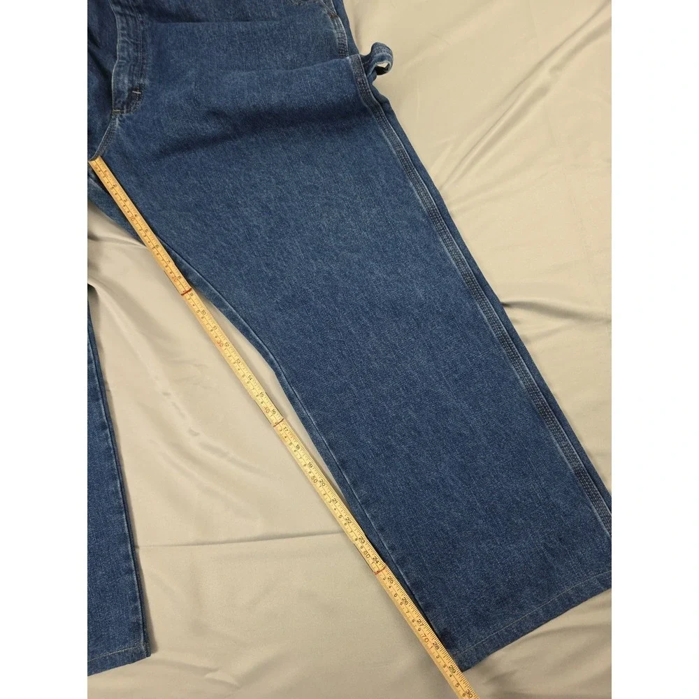 Wrangler Jeans Mens Carpenter 44x32 Blue Relaxed Baggy